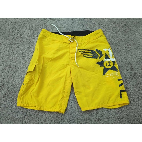 Polo Ralph Lauren Other - Polo Ralph Lauren Board‎ Shorts Mens 38 Yellow Inseam: 10.5" Beach Swimwear